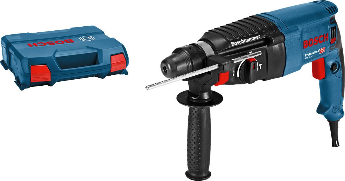 BOSCH Professional GBH 2-26 Bohrhammer Set 06112A3000