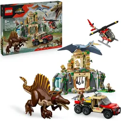 LEGO Jurassic World 76976 Spinosaurier & Quetzalcoatlus: Hubschrauber-Einsatz