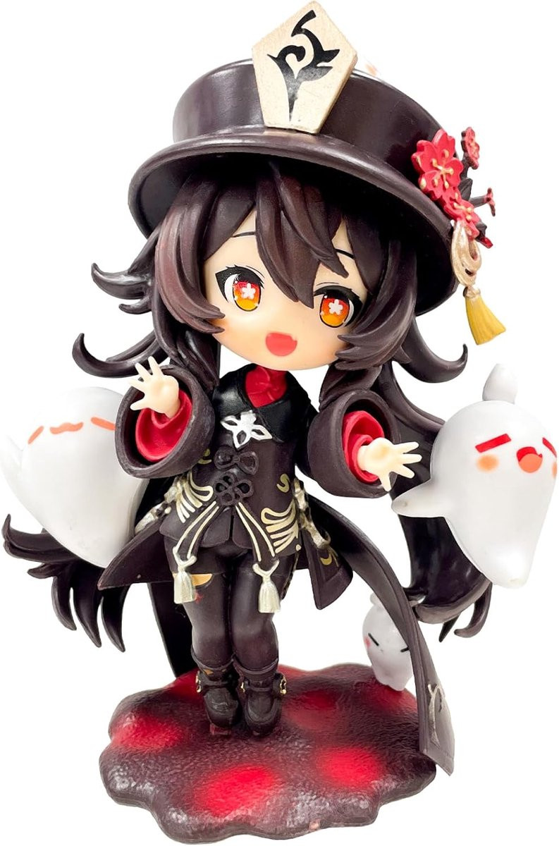 SnelShoppen Kleurrijk Anime Standbeeld - Schattige en Realistische Sculptuur voor Decoratie - 16 cm