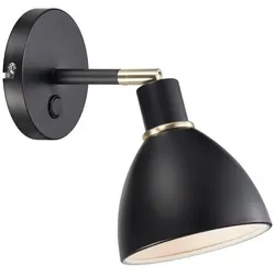 Nordlux Wandleuchte RAY, E14, IP20, schwarz NORD-63191003