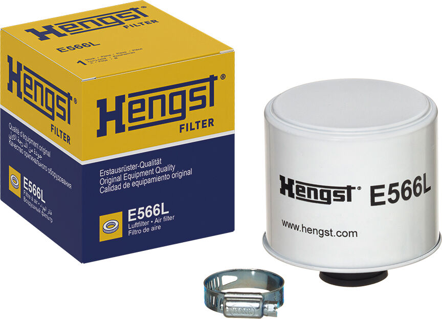 Hengst Filter Luftfilter, Kompressor-Ansaugluft E566l 84mm Für Volvo Lister Gm Renault Trucks