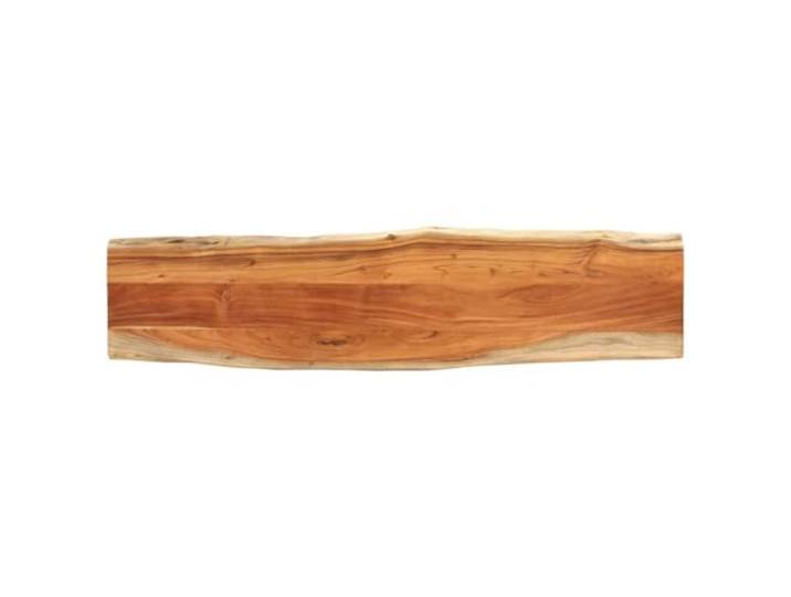 fsahslih Tischplatte 160x40x3,8cm Rechteckig Akazienholz Baumkante Rustikale Vollholzplatte mit natürlicher Waldkante als Unikat für Küche, Bar und Wohnbereich bei DIY Möbelprojekten.