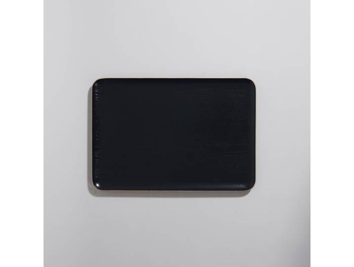 Schwarzes Tablett