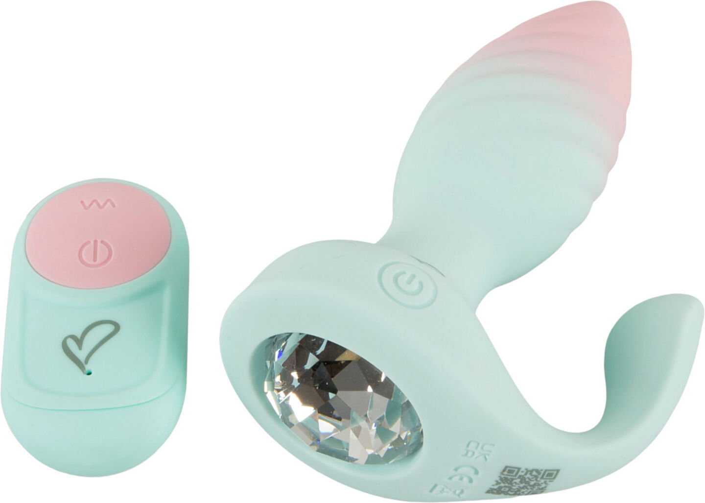 Beau Coeur Juvela - Vibrating Anal Plug (Turquoise)