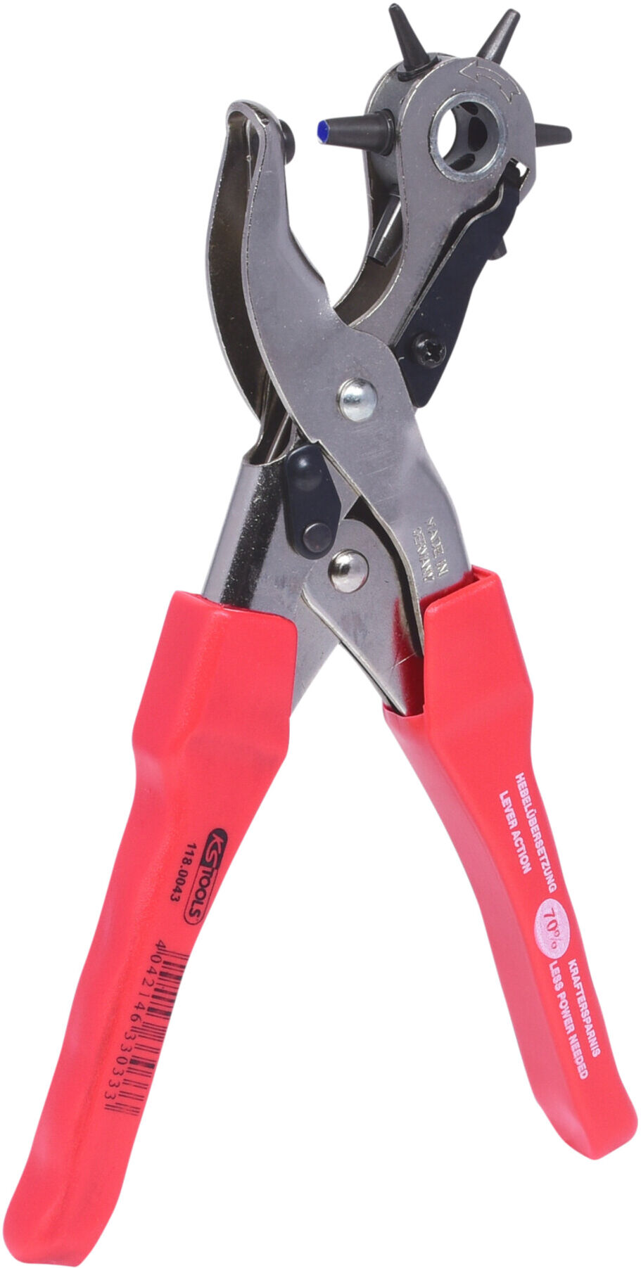 KS Tools Revolverlochzange, hebelübersetzt, 250mm (118.0043)
