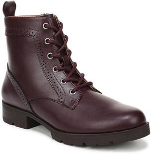 Women's Lena Lace Up Boot by LifeStride in Chocolate Plum (Size 5 M)