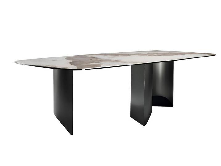 JVmoebel Esstisch Beiger Esstisch mit modernem Luxus und elegantem Design (1-St., Esstisch), Made in Europa