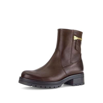 Stiefelette GABOR "Sportliche Stiefelette", Damen, Gr. 35, braun, Schuhe Stiefelette