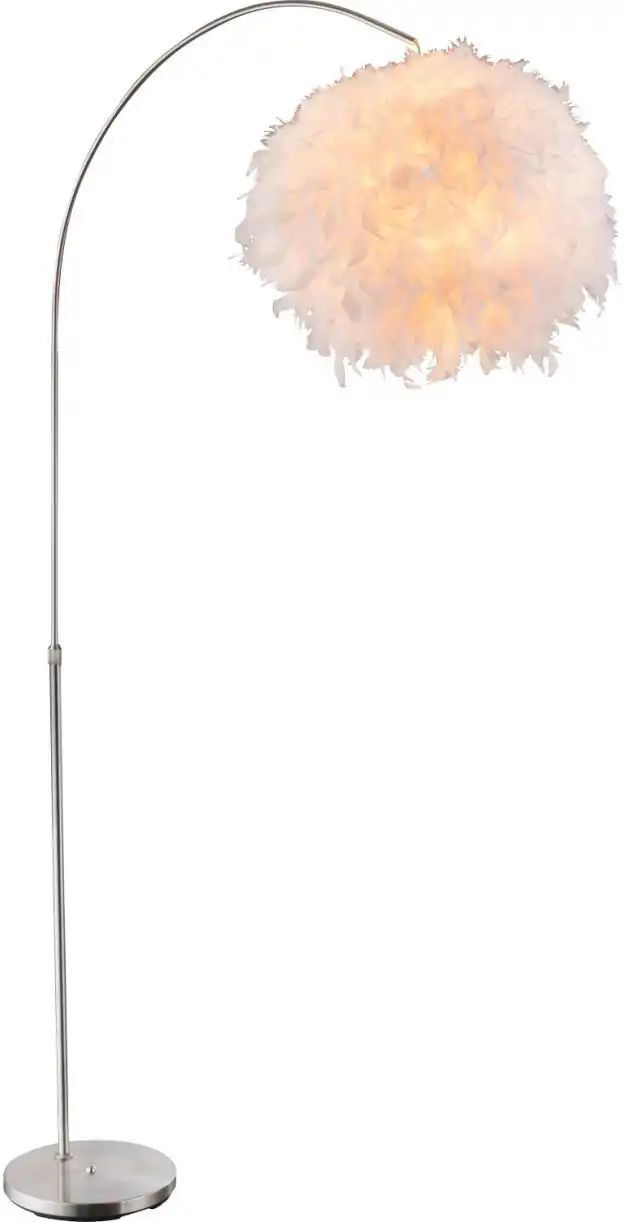 Globo Lighting Stehleuchte   ¦ silber ¦ Maße (cm): B: 45 H: 196
