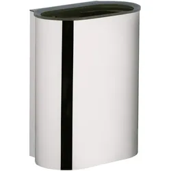 KEUCO Abfallbehälter, verdeckte Befestigung, 30 l, 14988170000, Farbe: Aluminium-finish / schwarz