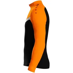 Jako Ziptop Iconic - schwarz/neonorange - 3XL