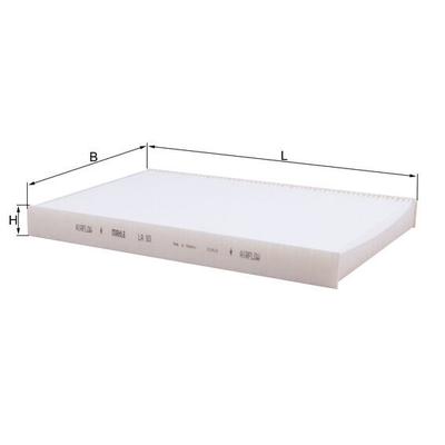 KNECHT Filter, Innenraumluft LA 93 für CUPRA