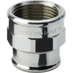 Viega Muffe 447823 3240, in Rp3/4 x Rp1/2 Rotguss verchromt