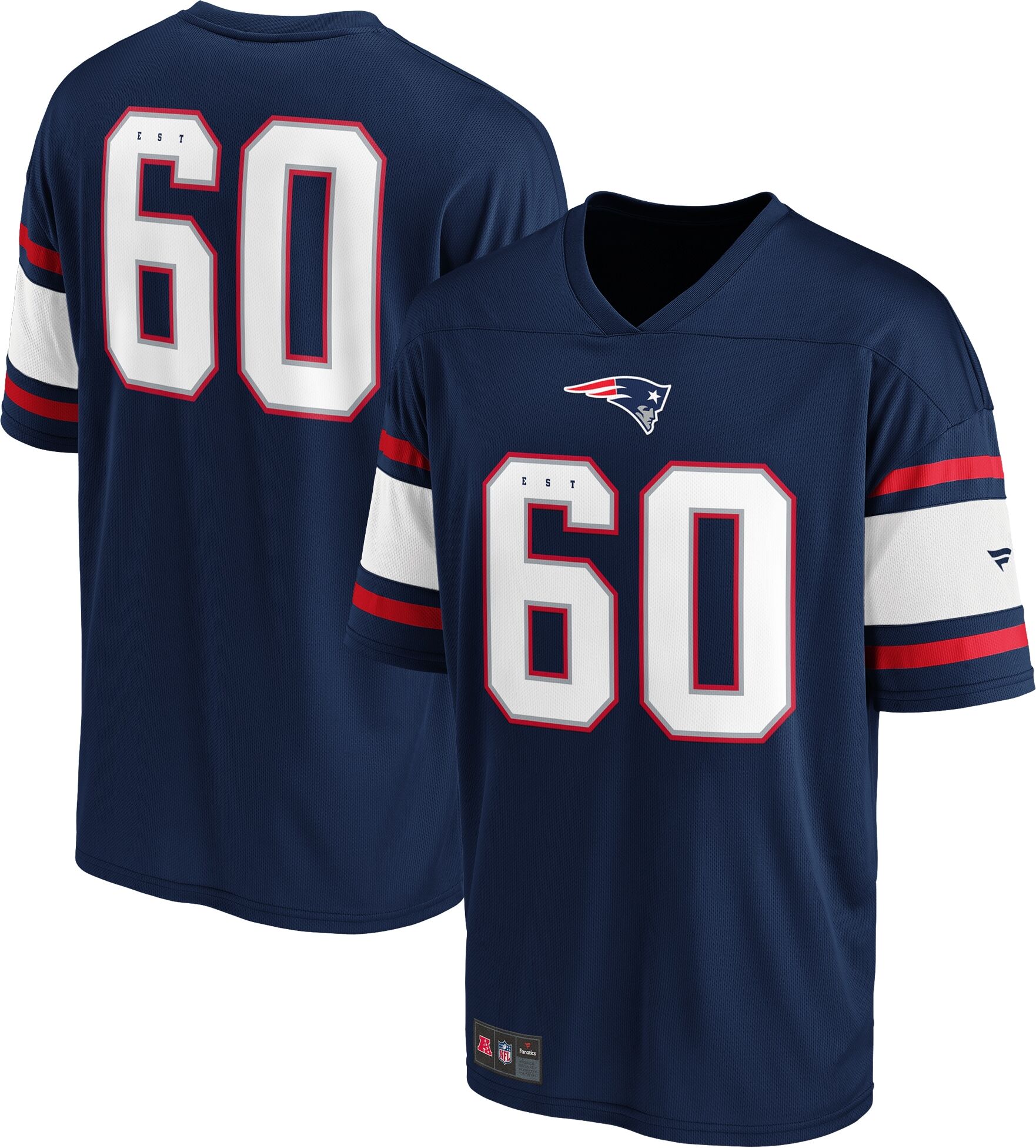 Footballtrikot FANATICS "Fanatics Trikot New England Patriots Foundation Supporters", Herren, Gr. M, blau, 100% Polyester, Trikots