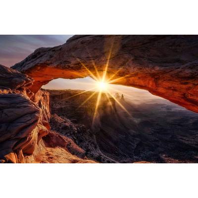 Fototapete PAPERMOON "Photo-Art RENE COLELLA, DER MESA-ARCH", bunt, B:5m L:2,8m, Vlies, Tapeten