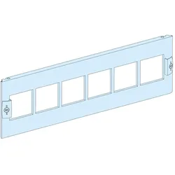 Schneider Electric LVS03910 PrismaSeT-P, Frontplatte, mit 6x 72x72mm Ausschnitte,Breite=650mm,Höhe=3Module