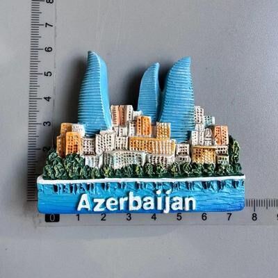 Inspire Essentials Azerbaijan Baku Fridge Magnet 3D Travel Souvenir Decor 7