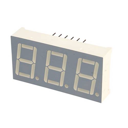 Kingbright 7-Segment-Anzeige Rot 2V BA56-12EWA