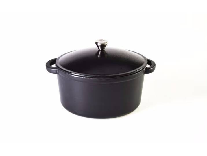 Nouvel Gussbräter rund 26 cm schwarz – Topf/Kochtopf