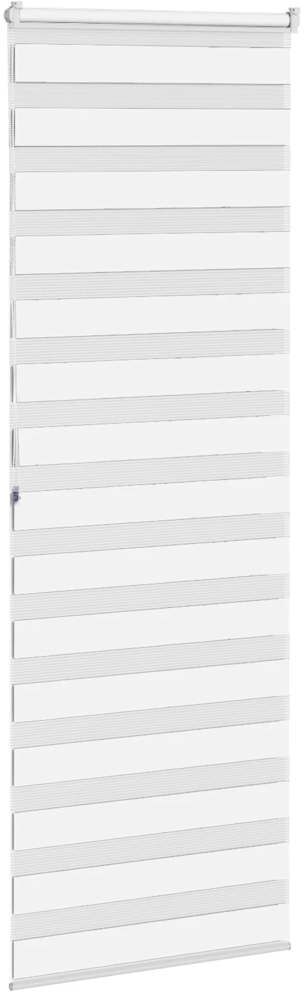 vidaXL Store zèbre blanc 70x200 cm largeur du tissu 65,9 cm polyester