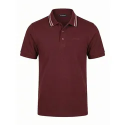 Polo-Shirt kurzer Knopfleiste Louis Sayn rot, 52