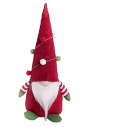 Weihnachtself, 35 cm - rot-grün