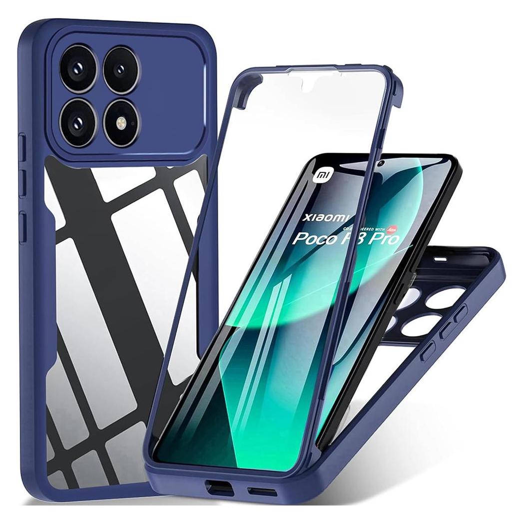 Techsuit - ColorVerse 360 Series + Screen Protector - Xiaomi Poco F8 Pro - Blue (Xiaomi Poco F8 Pro) (65995227)