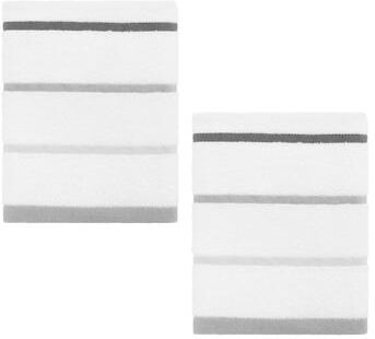 Izod Sandbar Grey 2-Pack Hand Towel Set
