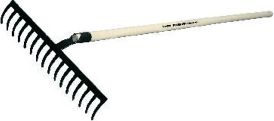 SHW Râteau de chantier/jardin 16 dents, avec manche 150 cm ; SHW Schmiedetechnik (54964)