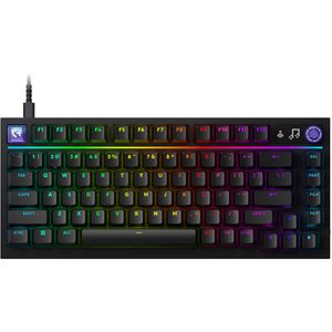 Logitech Tastatur G316 X 75, schwarz, mit RGB-Beleuchtung und mechanischem Tastenfeld