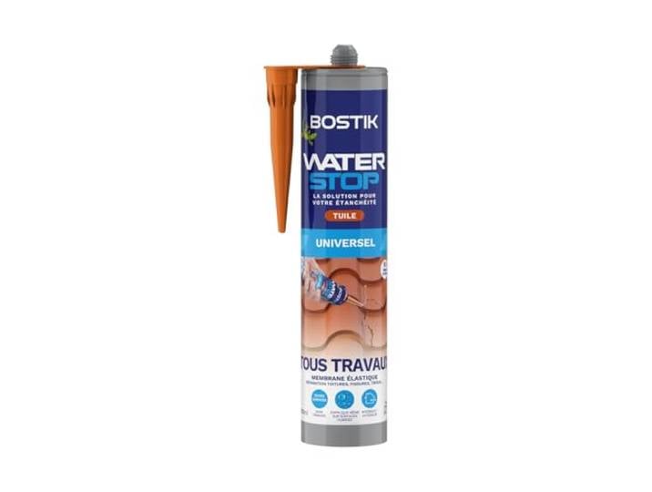 BOSTIK Membrane d’Étanchéité Waterstop Terracota - Répare Fuites - 290ml Résine d' Étanchéité Toiture - Gouttières & Murs - Anti Fuites - Infiltrations & Fissures - Résistant UV & Intempéries