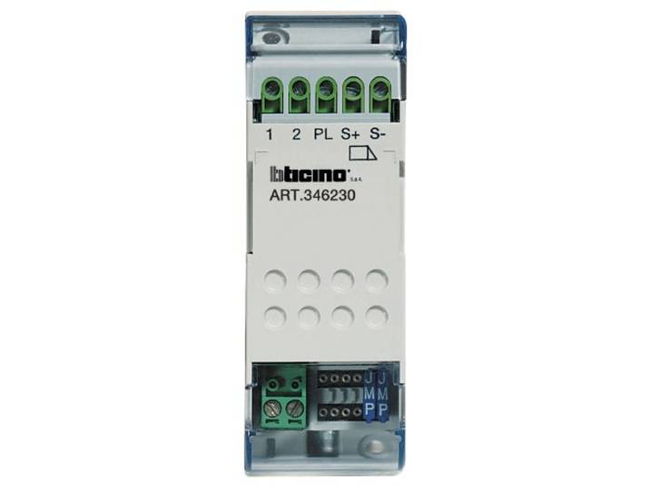 BTicino 346230 Relais pour Gâche ou pour Automatisme de Portail\, 12V
