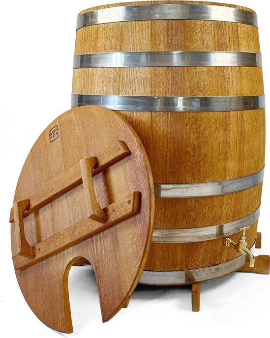 Bonpos Eikenhouten regenton 200 L