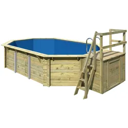 Karibu Pool Modell 4 Classic B - kdi inkl. gratis Sandfilteranlage & Pool-Starterset (Gesamtwert 468,99€)