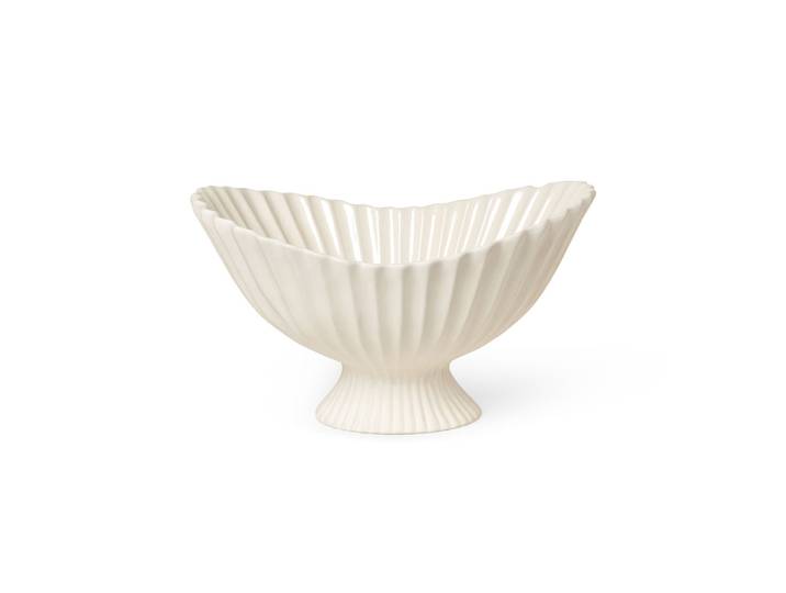 Ferm Living - Centre de table Fountain - Blanc - Grès