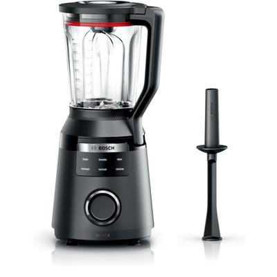 BOSCH Standmixer "VitaPower Serie 6 MMBD665B1, Hochleistungsmixer, 45.000 rpm, schwarz", schwarz, B:20,6cm H:47,5cm T:20,6cm, Zerkleinerer, 2l, 6 Automatikprogramme inkl heiße Suppe, Stopfer, Sicherheitsdeckel