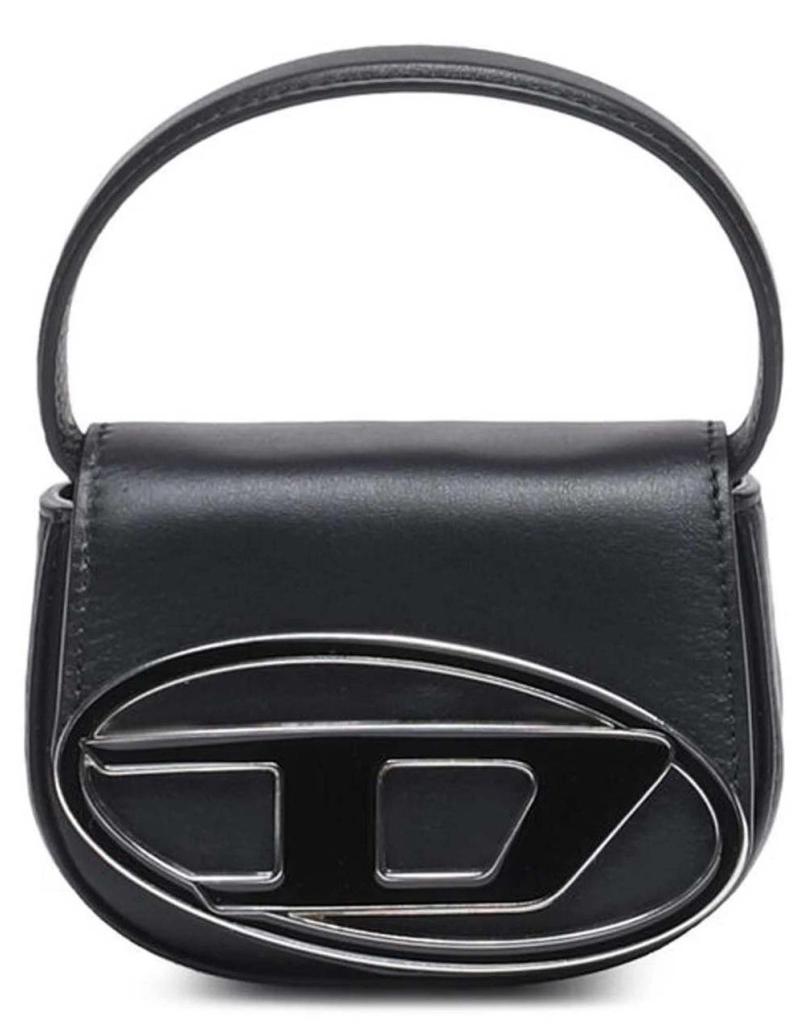 Diesel 1DR XS Mini Nappa schwarz Oval-D Handtasche