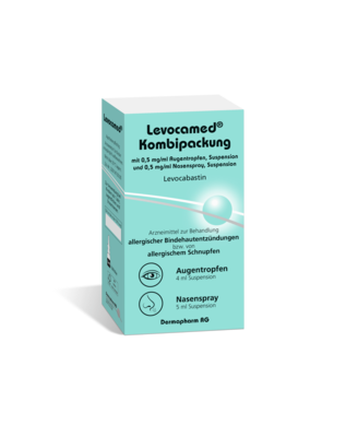 Allergopharma GmbH & Co. KG LEVOCAMED Kombi 0,5 mg/ml AT + 0,5 mg/ml Nasenspr. 1 St 15624835