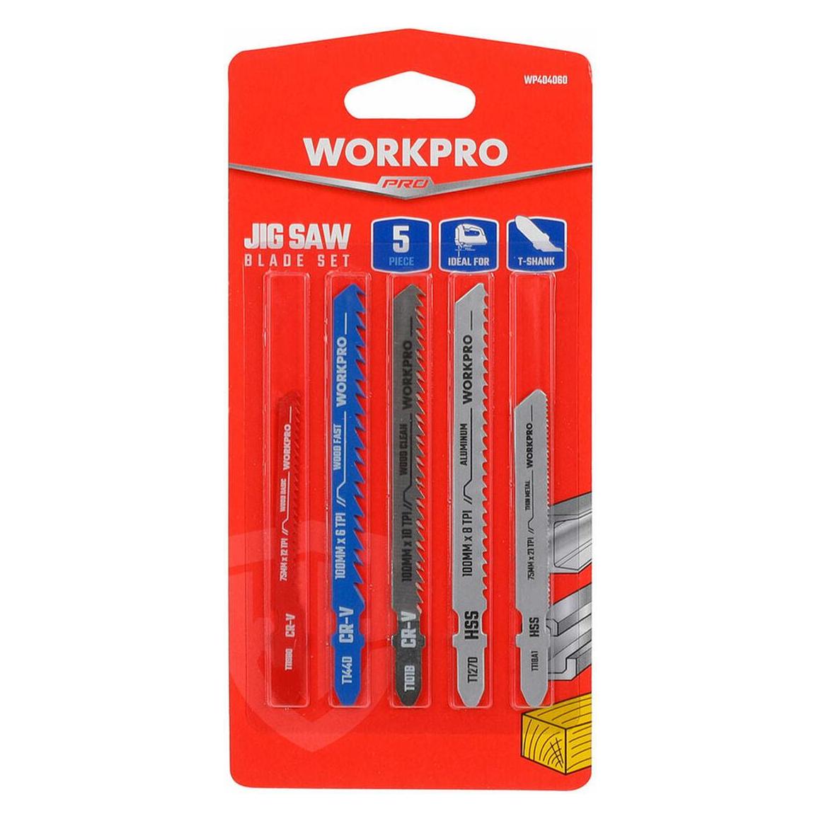 Workpro Sägeblatt Laubsäge Holz Metall 5 Stücke (49440828)