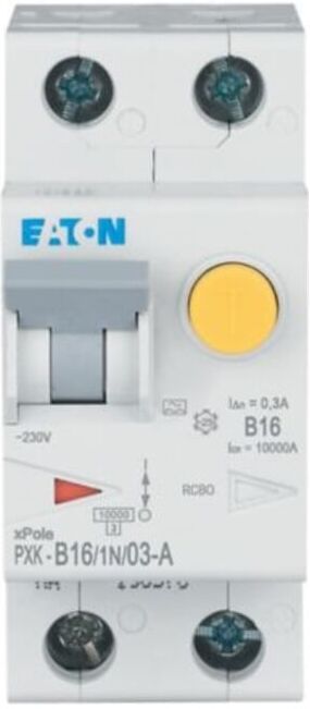 Eaton Interrupteur différentiel/sectionneur combiné PXK-B16/1N/03-A 16A 300mA 1p+N (236956)
