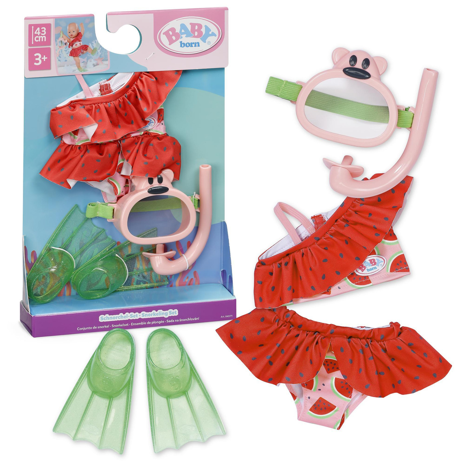 BABY born Snorkelset, 43 cm