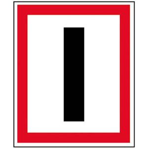 Abtec Hinweisschild DIN 4066, Kunststoff, 25 x 20 cm, Feuerwehr, Brandwand