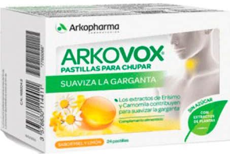 Arkopharma Arkovox Pastillas Sabor Miel y Limón 24 uds