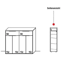 Wöstmann WM 1910 Highboard 3252