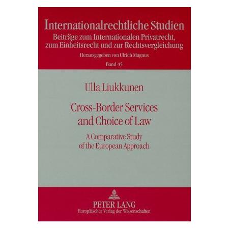 Peter Lang Cross-Border Services and Choice of Law (Deutsch, Softcover, Ulla Liukkunen) (56023746)