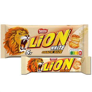 Nestle Schokoriegel Lion White, 150g, je 30g, 5 Riegel