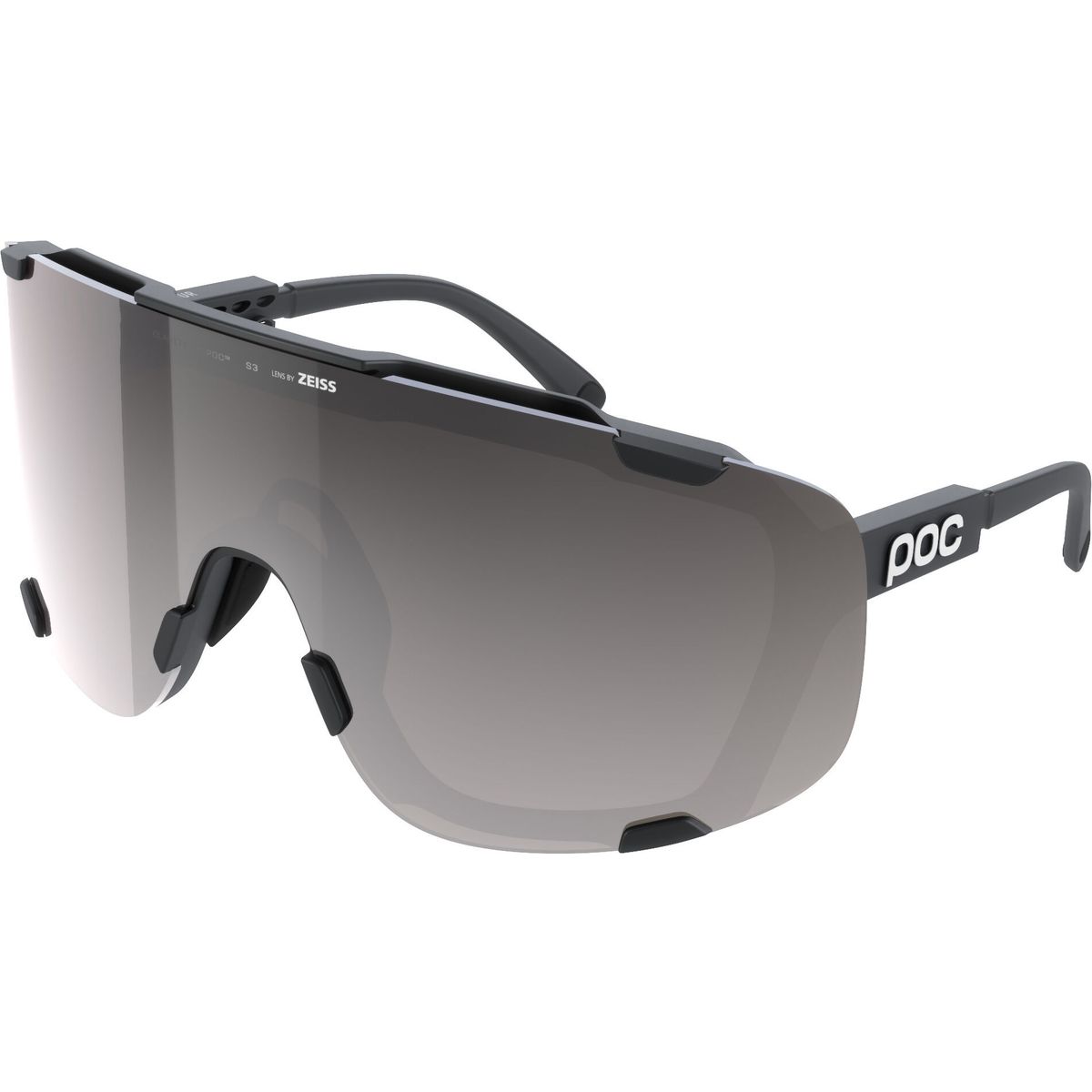 POC Devour WF + uranium black/clarity road/sunny silver (9569) ONE DV10149569ONE1