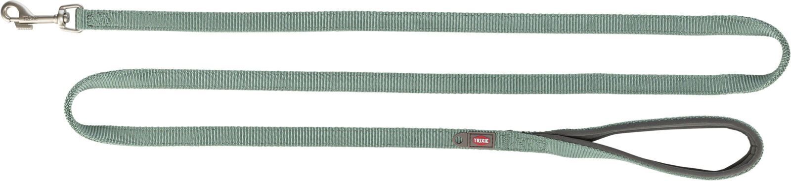 TRIXIE Premium Leine extra lang, doppellagig XS–S, salbei