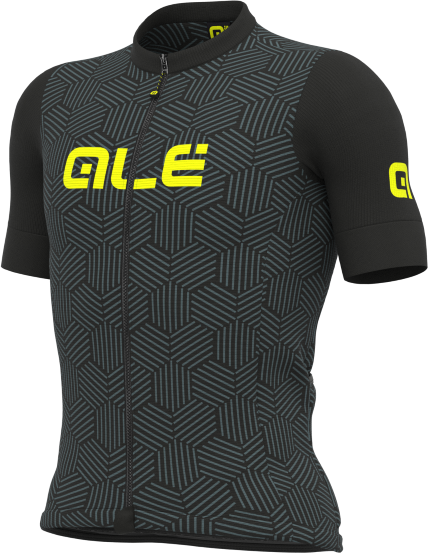 ALE' Maglia ciclismo  SOLID CROSS nero