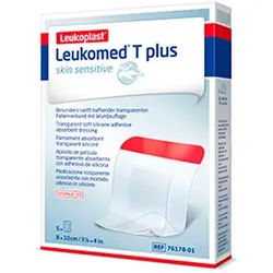 Leukomed T Plus Skin Sensitive 8x10cm 5U
